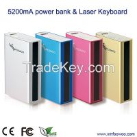 5200mAh Power Magic Wireless Laser Projection